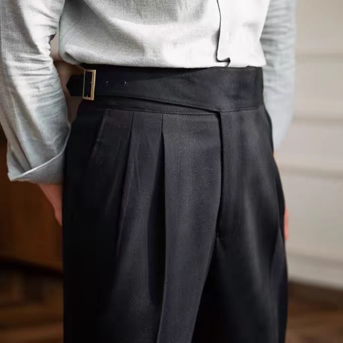 Men's Causal Suit Pants Regular Fit Trousers mens event wear